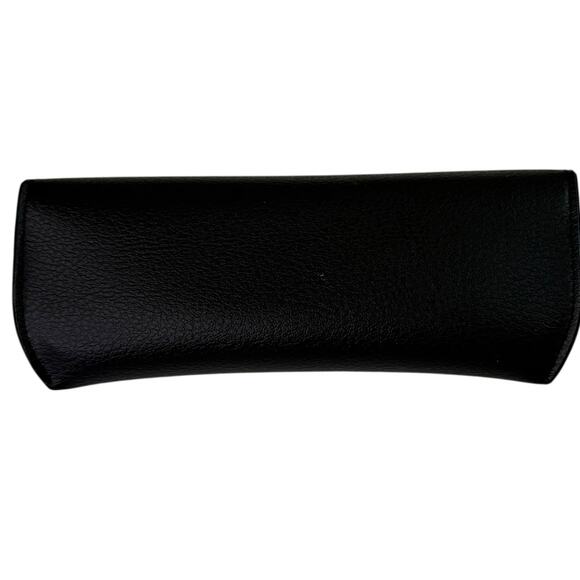 Authentic Ray Ban SUNGLASSES CASE, Eyeglasses Holder Snap Flap Front Black 6"L - Picture 3 of 8